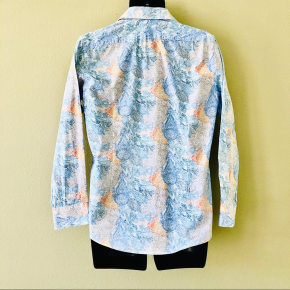 JULES⚡️Paisley Prints Button Down Slim Shirt_M - Picture 2 of 8